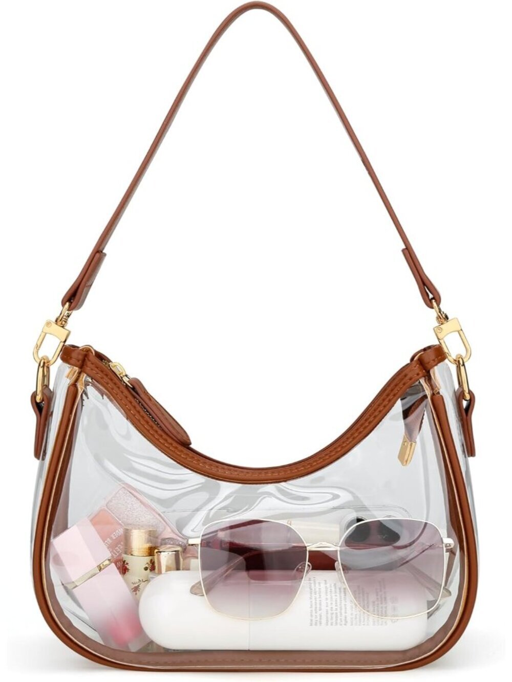 Women's Bags Brown Cute Hobo Shoulder Handbags Retro Clutch Stylish Purse - Picture 1 of 6